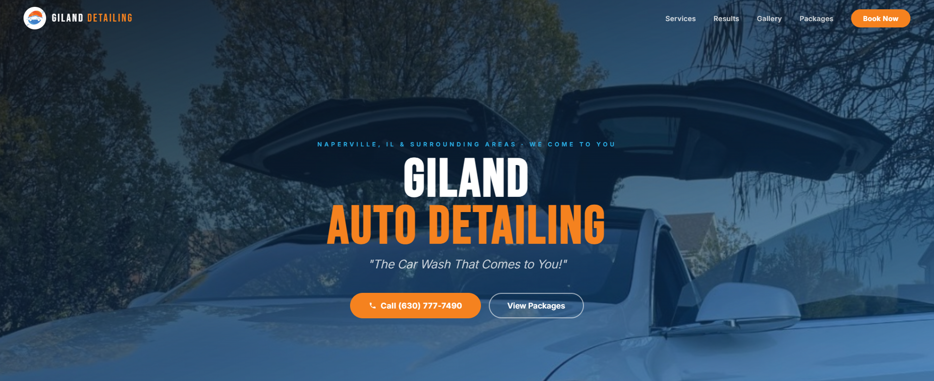 Screenshot of Giland Auto Detailing
